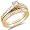 Size 4 - 10K Yellow Gold Diamond Classic Traditional Ladies Bridal Engagement Ring with Matching Wedding Band Two 2 Ring Set - Solitaire Setting w/ Channel Invisible Set Princess Cut & Round Diamonds - (1/2 cttw)