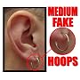 Fake Ear, Nose and Lip Hoops (Medium)