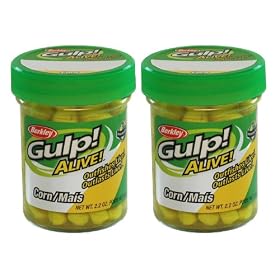 Berkley Gulp Alive - App�ts ma�s - Jaune - Lot de 2