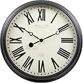 Oversized Wall Clock - Black Satin (29")