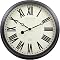 Oversized Wall Clock - Black Satin (29")
