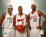 Carmelo Anthony / Dwyane Wade / LeBron James - 2005 NBA All Star Game Art Poster PRINT Unknown 10x8