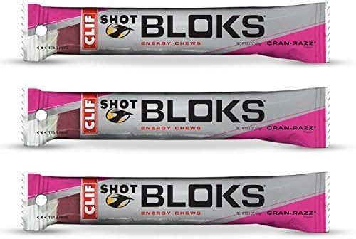 Clif Shot Bloks - Cran-Razz (3 x 2.1oz Bars) by Shot Bloks