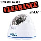 JOOAN 570YRB-T 700tvl 36 IR-LEDs Dome Camera CCTV Security Camera with Good Night Vision - Indoor Use
