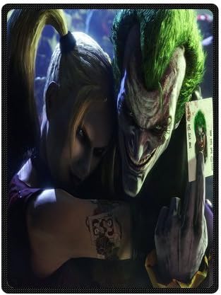 Innovation Custom Design Suicide Squad Joker Harley Quinn Blanket Indoor and Outdoor Fleece Blanket Sofa Bedding Throw Blankets Travel Blanket 58x80 Inches