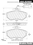 IMAGE OF Centric Parts, 100.02900, OEM Brake Pads