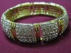 Bangles and bracelets - Diamond studded golden bangle