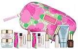 New Estee Lauder Spring 7pc Skincare Makeup Gift Set 0+ Value with Cosmetic Bag