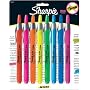 Sharpie Accent Retractable Assorted 8 Pack