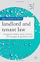 Landlord and Tenant Law (Palgrave Macmillan Law Masters)