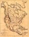 1889 LARGE HISTORIC BUFFALO BISON EXTERMINATION MAP