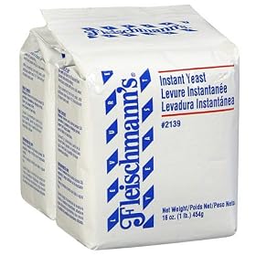 Instant Yeast (Fleischmanns) 1lb - 2 PACK by Fleischmann