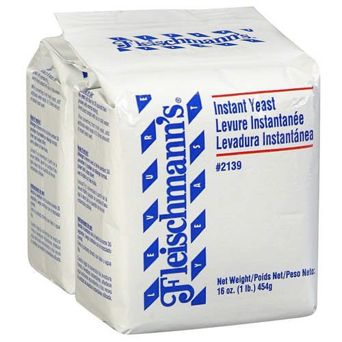 Instant Yeast (Fleischmanns) 1lb - 2 PACK by parthenonfoods.com