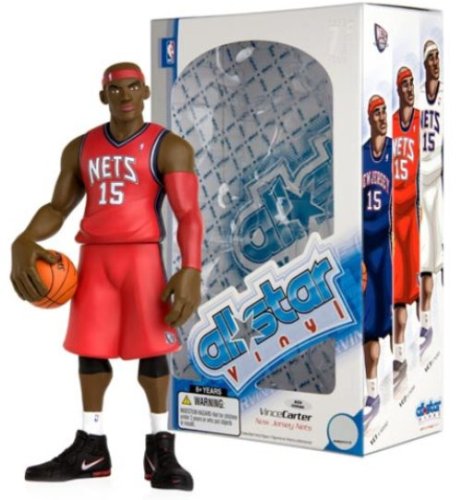 Upper Deck New Jersey Nets Vince Carter NBA All-Star Vinyl (Red Jersey Edition)