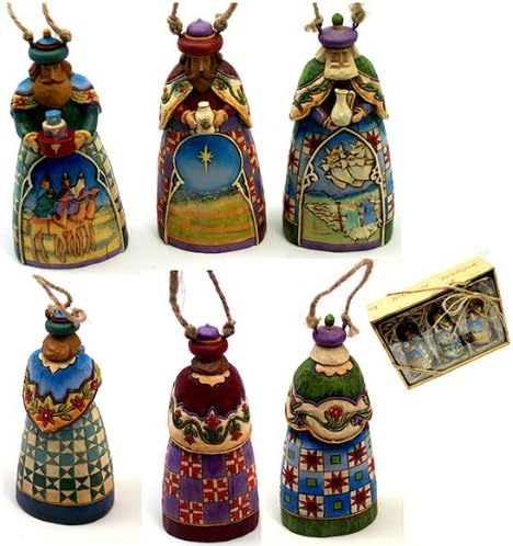 it's us Jim Shore Set/3 Wisemen Christmas Ornaments