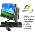 Dell All-in-One Desktop PC Optiplex GX620 Ultra Small Form Factor (USSF) - 17" Dell TFT Monitor - 2.8GHz Intel Pentium D Processor - 160GB HDD - 2GB Memory - Windows XP Professional SP3