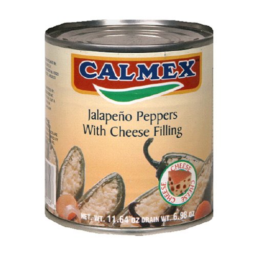Calmex Stuffed Jalepe¿os with Cheese, 11.64-Ounce Units (Pack of 12) by Calmex