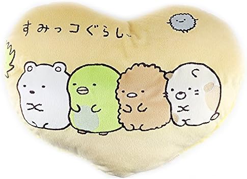 San-x Sumikko Gurashi Heart Shaped Soft Bedding Plush Cushion
