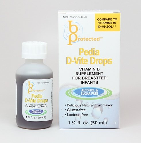 B Protected Pedia D-Vite Drops 1 2/3 fl oz Liquid B Protected Pedia D-Vite Drops 1 2/3 fl oz Liquid