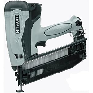Hitachi NT65GB 16 Gauge 2-1 2-Inch Gas Powered Angled Finish Nailer by Hitachi