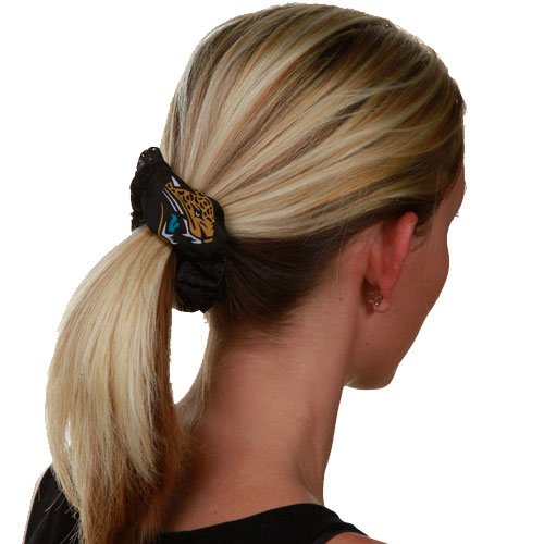 Jacksonville Jaguars Black Mesh Hair Twist