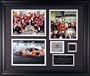 Tony Stewart Framed 3-8x10 Photographs with Autographed Card and 2005 Champion Tire