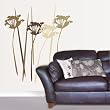 Eurographics DS-KAA1001-VP Natural Grasses Decosticker wiederablösbar Wandtattoo 50 x 70 cm
