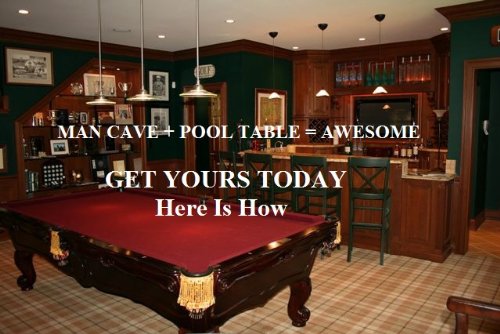 A Man Cave Of Your Very Own Complete With Pool Table