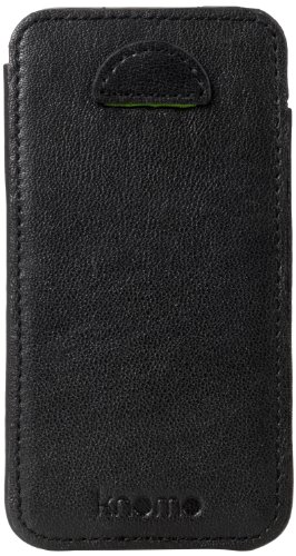 Knomo Leather Sleeve f&uuml;r Apple iPhone 4S schwarz Preisvergleich