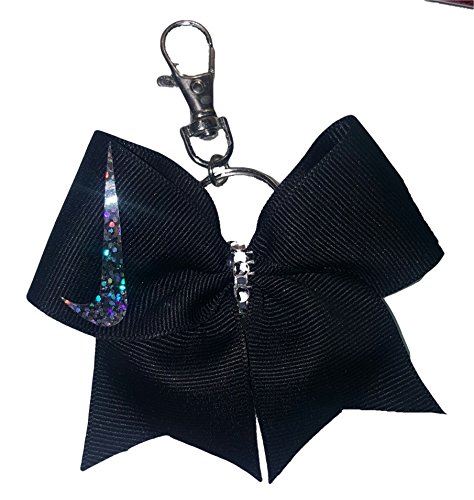 Cheer bows Key Chain, Backpack Bow Black Nike