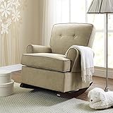 Dorel Asia The Tinsley Nursery Rocker Chair, Beige