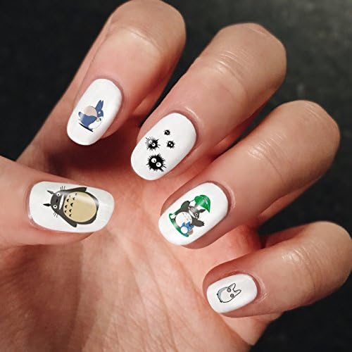 Nail Art Full Decals Totoro Cartoon Colorful Manicure - Original Beauty Supplies Fashion Style High Quality Design Decoration Water Transfer- The best products for kids, teens, girls and women