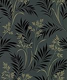 Brewster 428-6582 Ink Black White Neutral Grass Wallpaper, 20.5-Inch by 396-Inch, Black [並行輸入品]