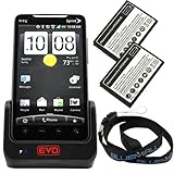 EVOPower USB Dual Cradle Desktop Dock Charger with 2nd Battery Slot for Spr ....