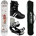 AIRTRACKS SNOWBOARD SET - BOARD DESTRUCTO - SOFTBINDUNG STAR PRO - SOFTBOOTS - SB BAG