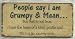 Aged Magnetic Wood Sign Saying, 