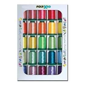Poly X 40 Embroidery Machine Thread 25 Spool Autumn Colors Set Poly X 40 Embroidery Machine Thread 25 Spool Autumn Colors Set