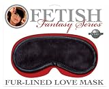 Fetish Fantasy Fur-lined Love Mask, Black