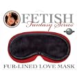 Fetish Fantasy Fur-lined Love Mask, Black