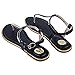 BeautyGal Women Summer Fashion Sequin Flat Sandals