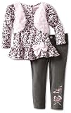 Nannette Girls 2-6X 2 Piece Leopard Print Shirt and Pant