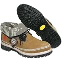 Timberland Phoenix Brown Nubuck & Canvas Roll Top Boots Men