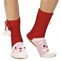Nick & Nora&reg; Womens Santa Boot Slippers - Red