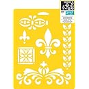Plaid Delta Stencil Mania Decor Accents, Size 7-Inch by 10-Inch