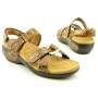 ARAVON Kira Brown Wide Sandals Shoes Womens Size 8