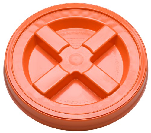 Gamma Seal Lid - Orange - For 3.5 to 7 Gallon Buckets or Pails
