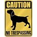 New  Caution : Cane Corso - No Trespassing  Parking Sign Dog