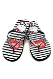 Hello Kitty Black And White Red Balloon Flip Flops