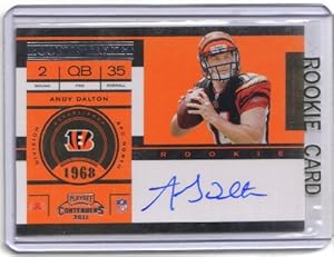 2011 Playoff Contenders #225A Andy Dalton AU RC