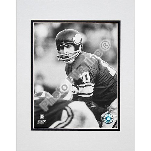 Photo File Minnesota Vikings Fran Tarkenton Matted Photo